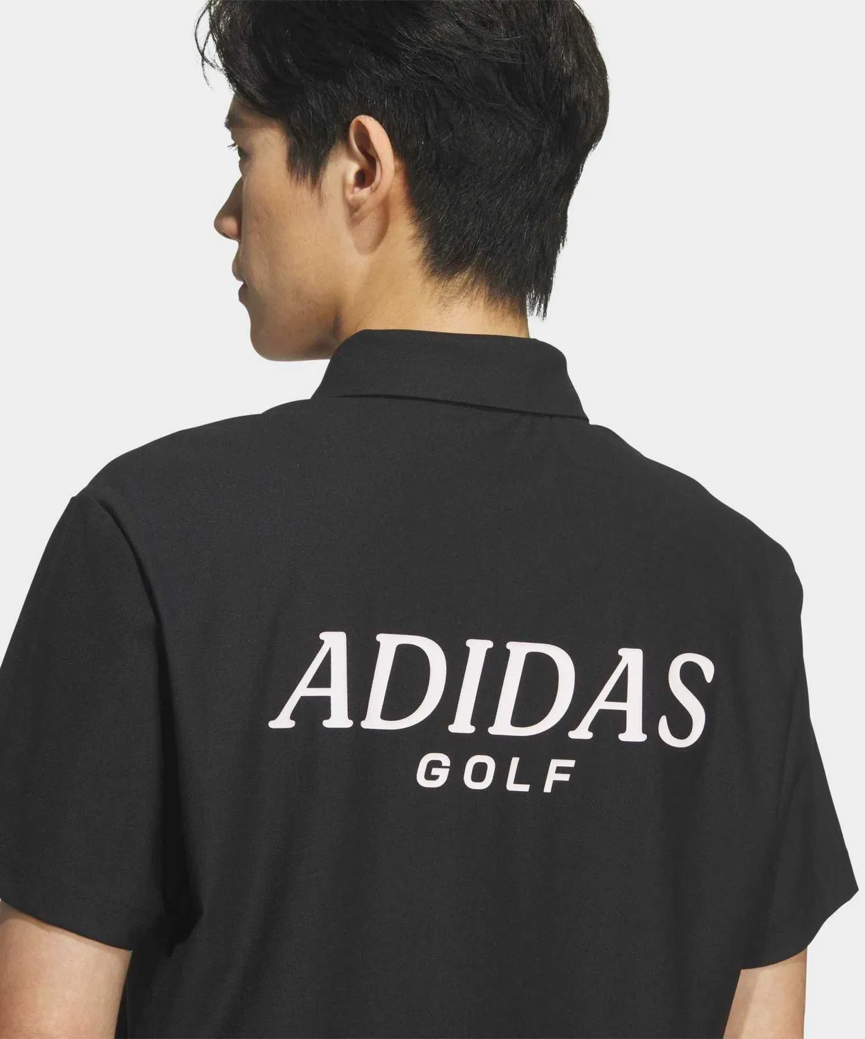 Мужская хлопковая футболка-поло с коротким рукавом, Club Consumer Graphic Adidas, Black — фото 3