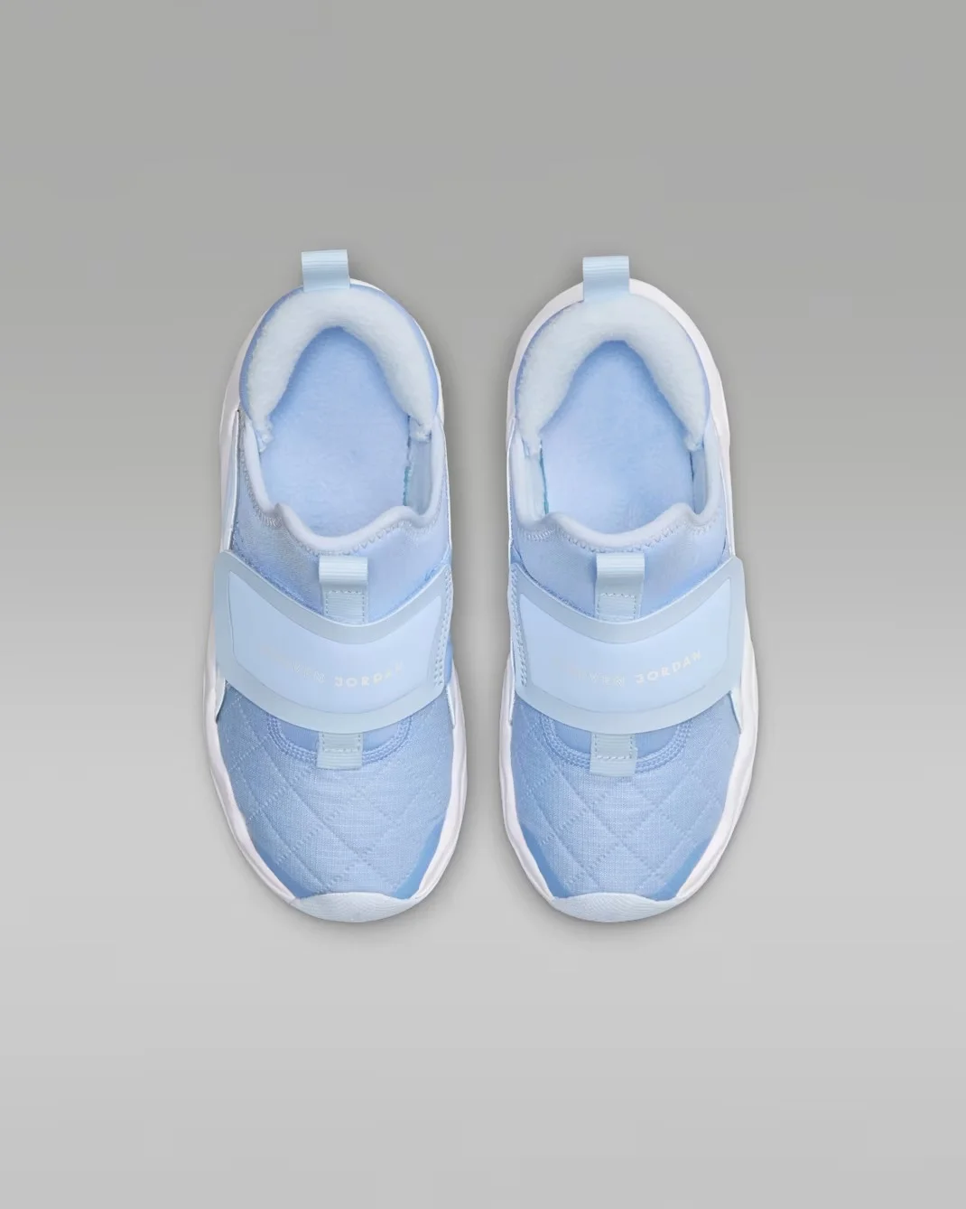 Кроссовки детские Nike Jordan 23/7.2 EasyOn, голубой/белый — фото 3