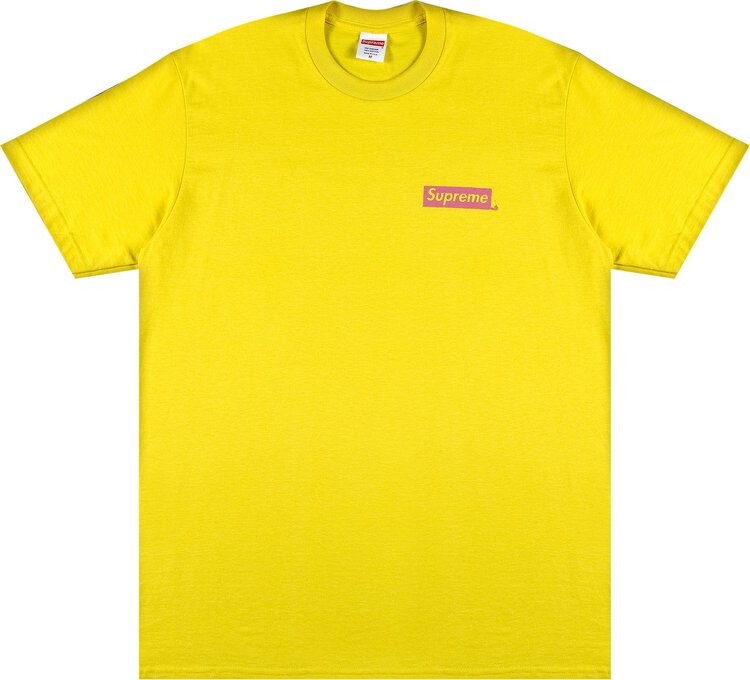 

Футболка Supreme No More Shit Tee 'Lemon', желтый