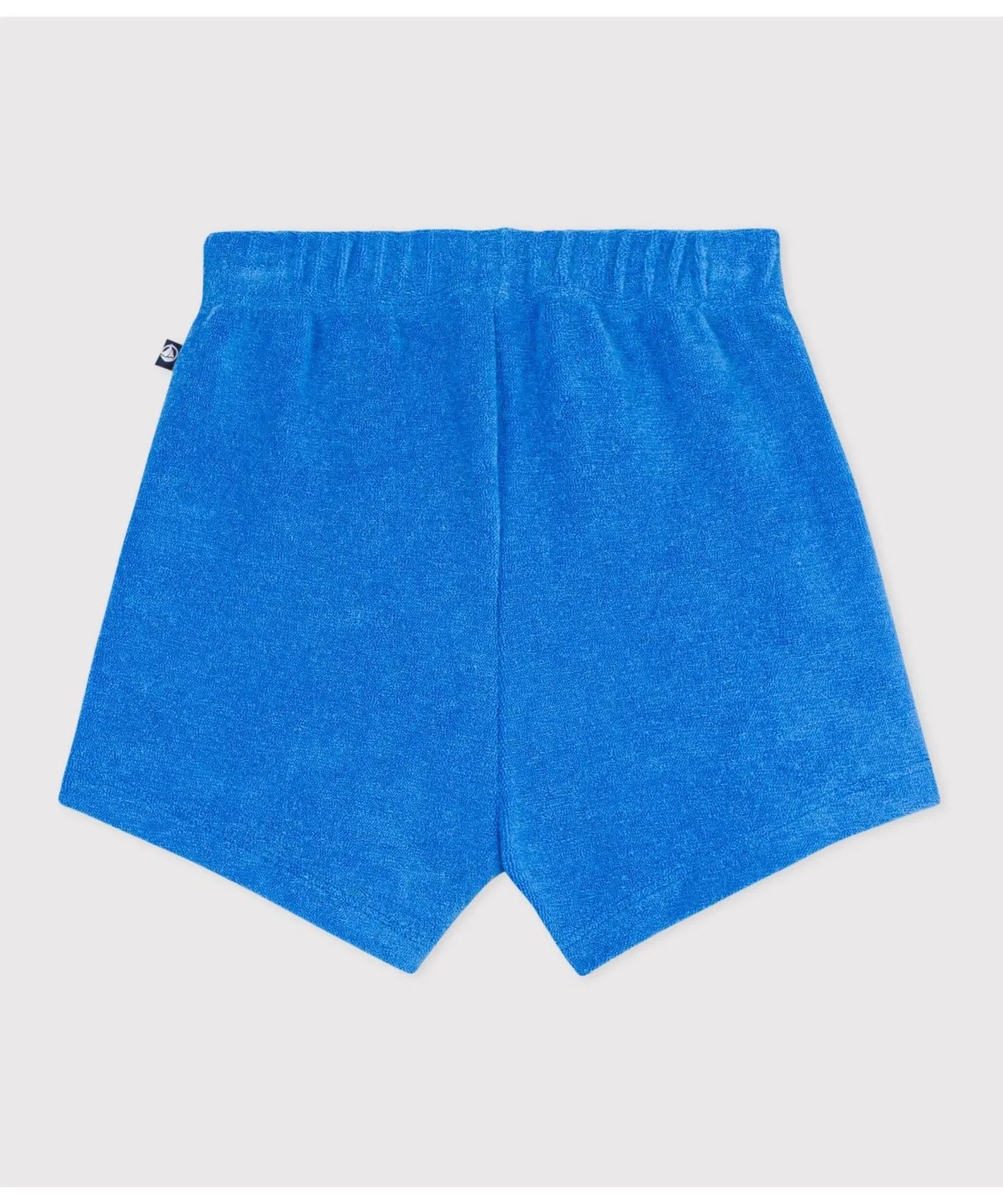 Детские шорты из махровой ткани с принтом PETIT BATEAU, Light Blue — фото 2
