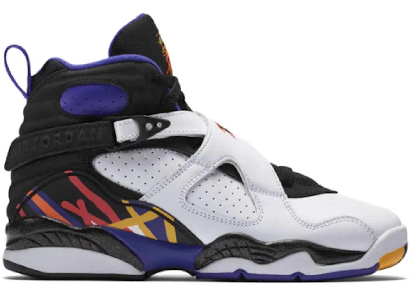 Детские кроссовки Lifestyle Jordan 8 Retro Jordan, White/Infrared 23-Black-Bright Concord