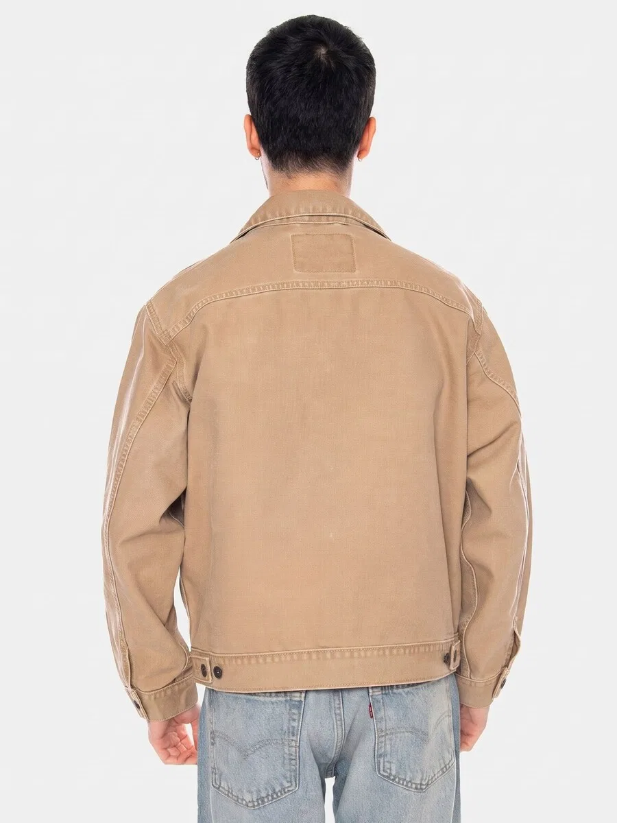 Куртка LEVI'S для межсезонья 'SUNRISE TRUCKER TIGER'S EYES' коричневого цвета — фото 3
