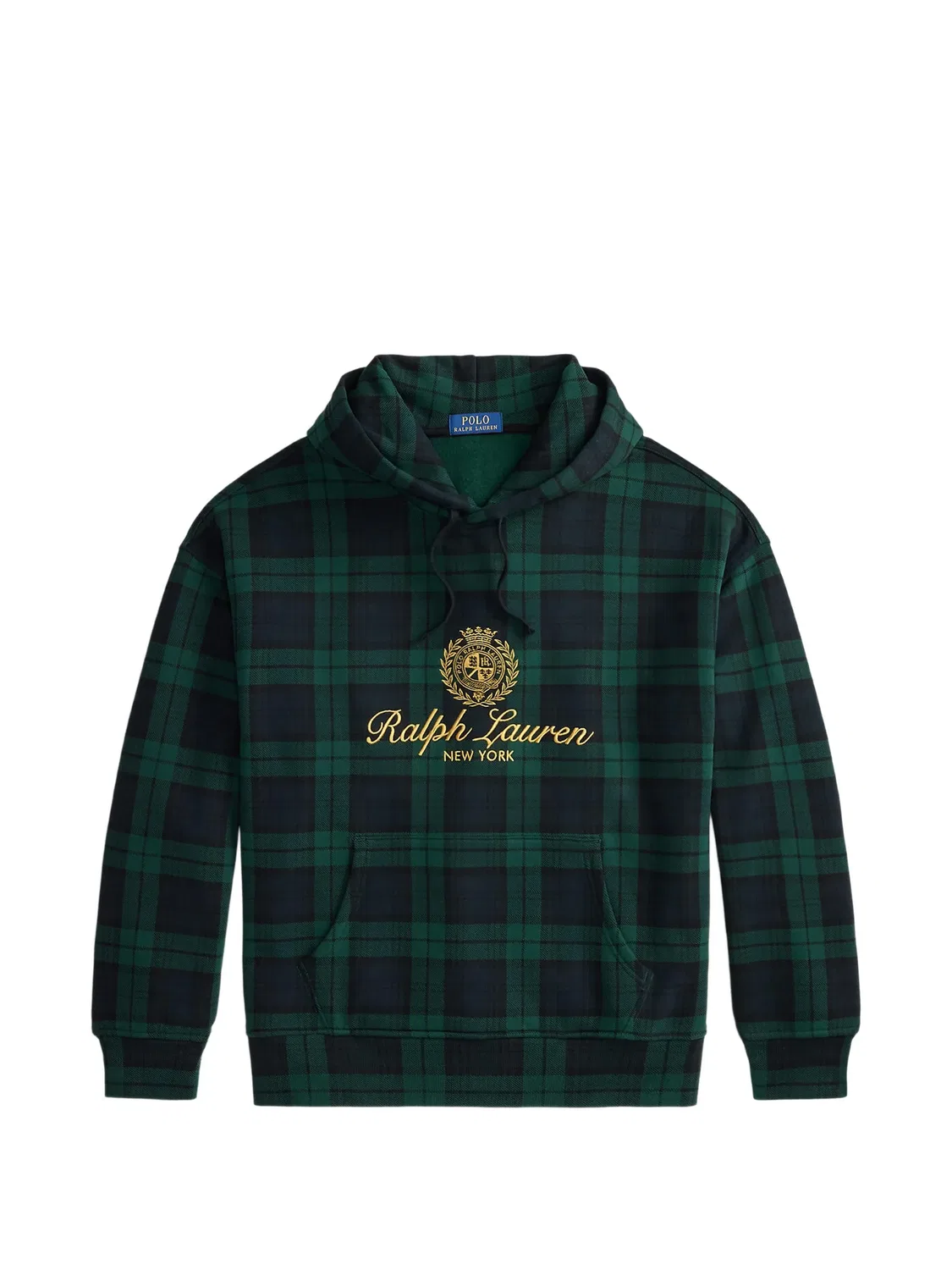 Худи с принтом Polo Ralph Lauren, зеленый