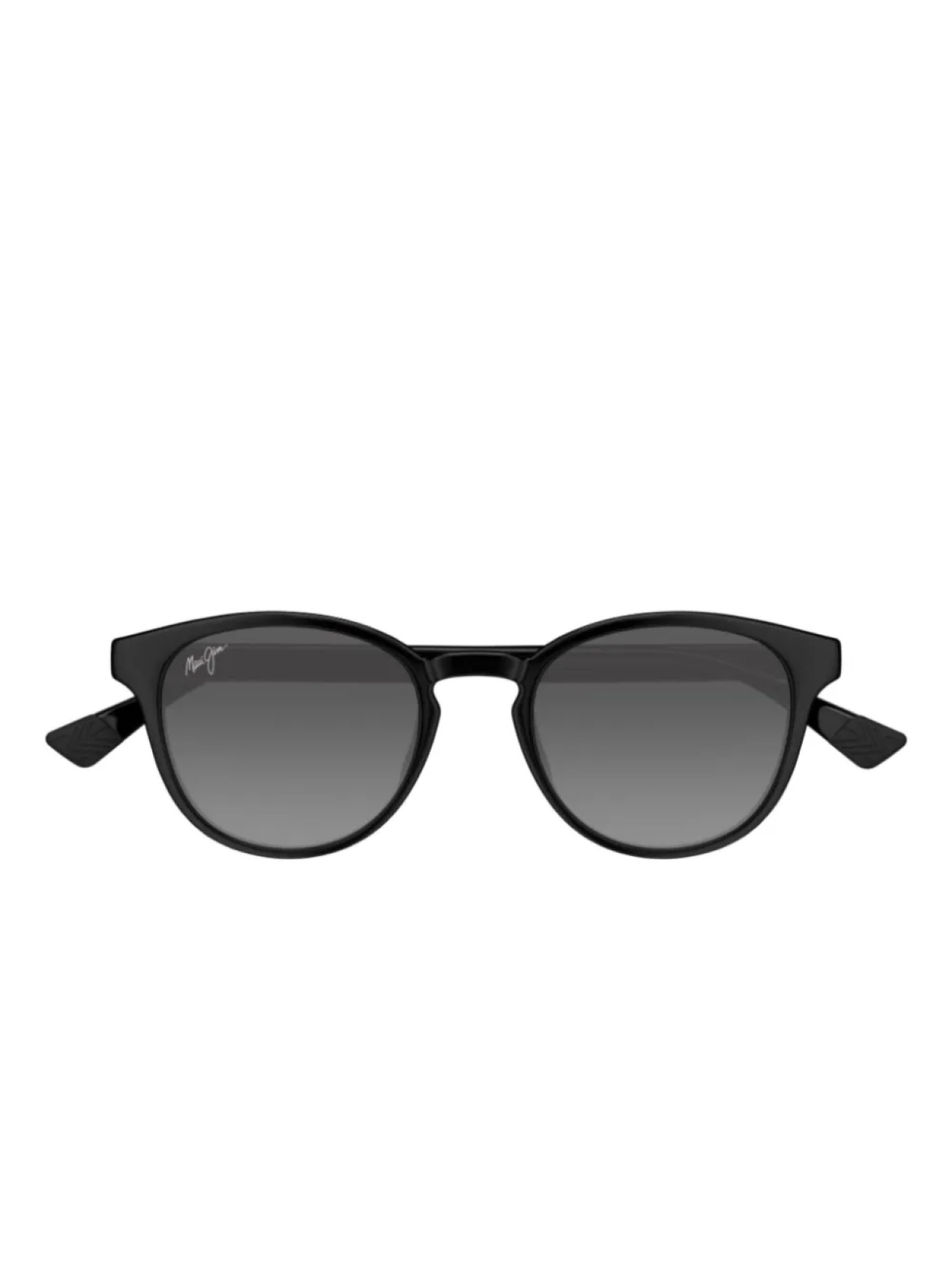 

Солнцезащитные очки Maui Jim с серым узором круглые, черный