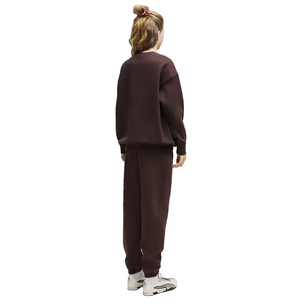 Детский спортивный костюм для девочек Puma Oversized Tracksuit, Brown — фото 2