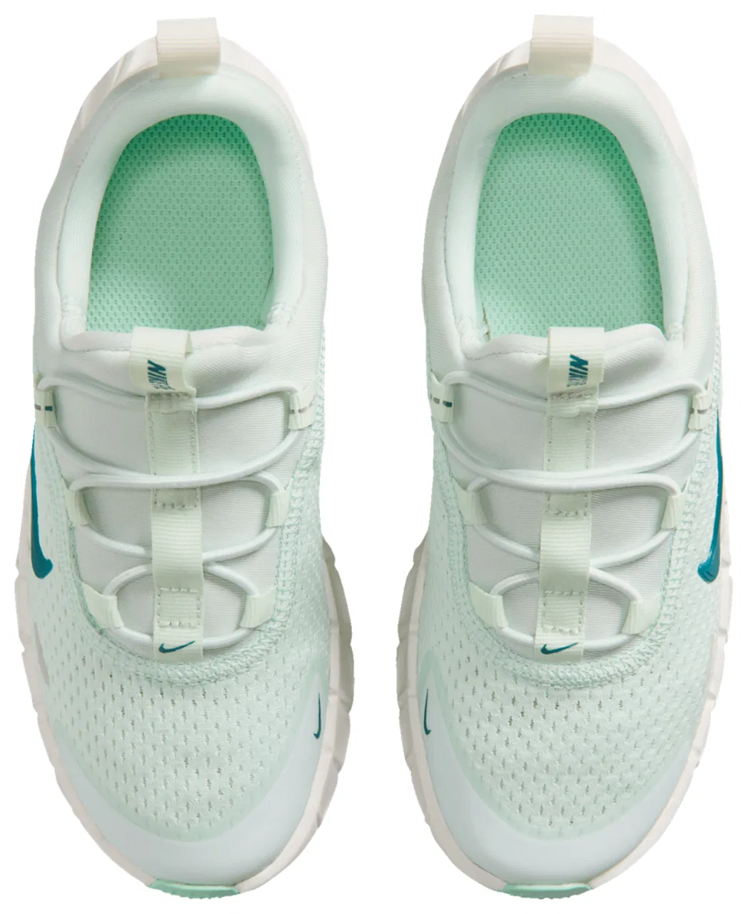 Детские кроссовки для мальчиков с гибкой подошвой Nike Free Ride, Bright Spruce/Barely Green/Arctic Green — фото 4