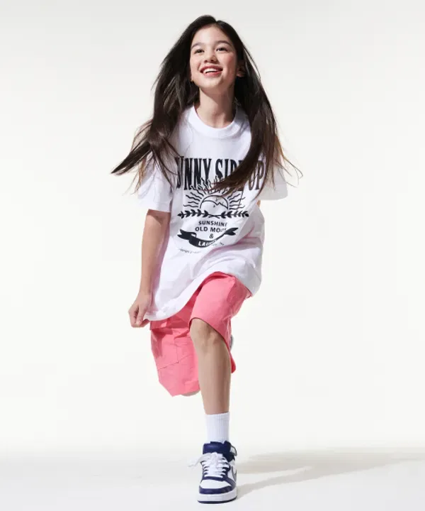 Футболка с коротким рукавом, оверсайз, Giant Fit, Takeasy Kids, снежно-белый — фото 3