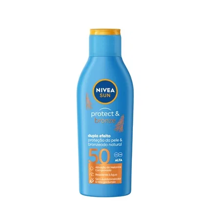 Лосьон для загара Nivea Sun Protect & Bronze, SPF 50, 200 мл