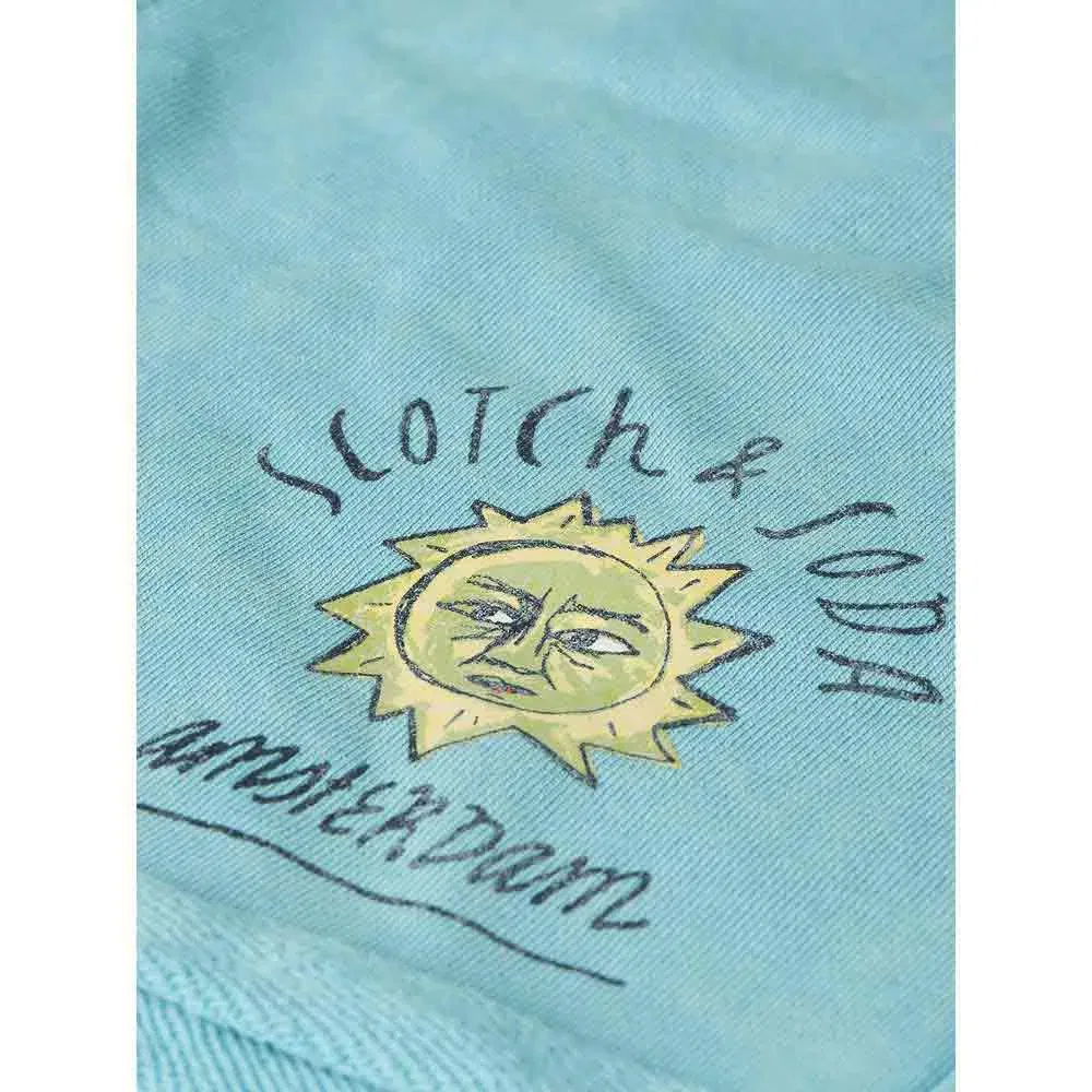 Шорты свободного кроя 181955 Scotch & Soda, синий — фото 3