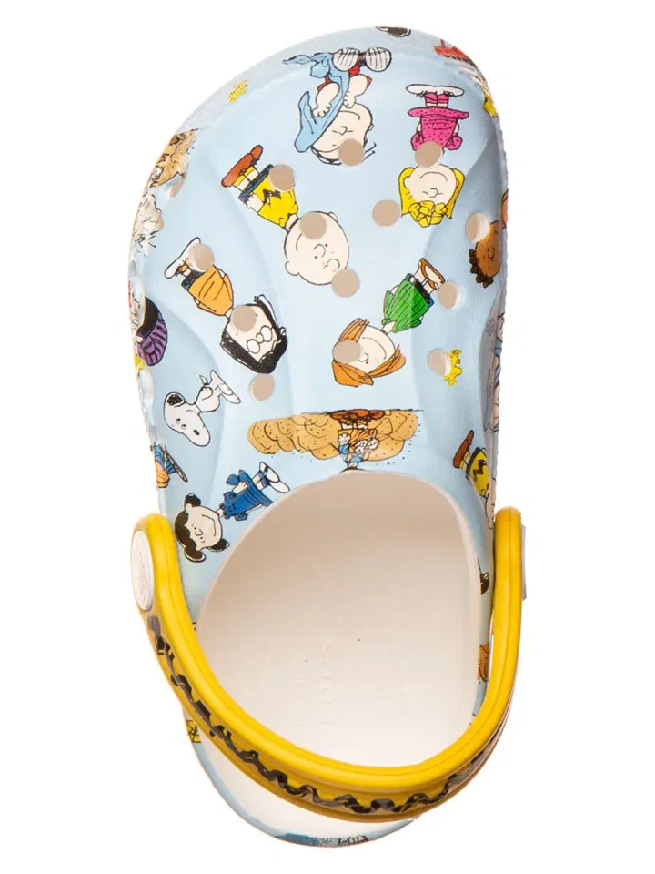 Кроксы Peanuts Baya Crocs, голубой — фото 4