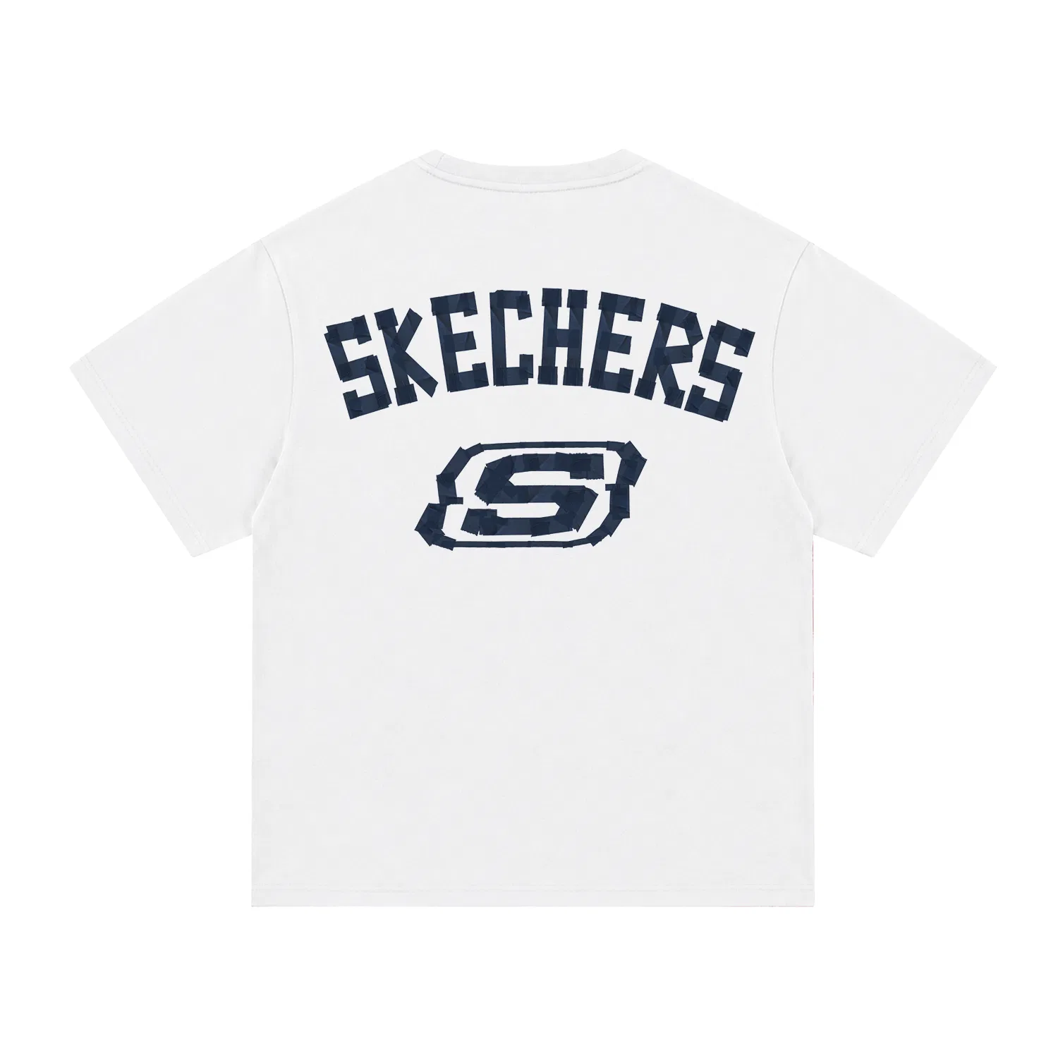 Детская футболка унисекс с круглым вырезом White Skechers