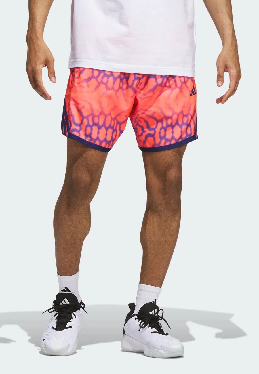 Спортивные шорты ADIDAS PERFORMANCE свободного кроя 'Crazy Lite' оранжевого цвета — фото 3