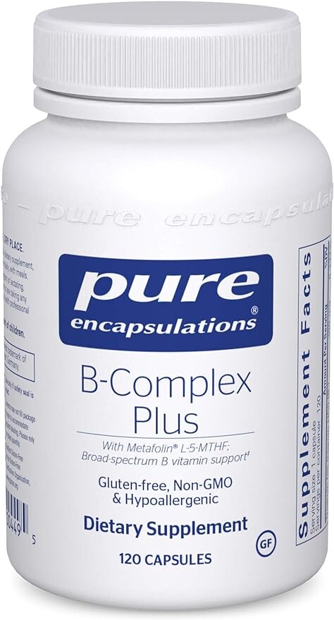 

Комплекс витаминов группы B Pure Encapsulations, 120 капсул