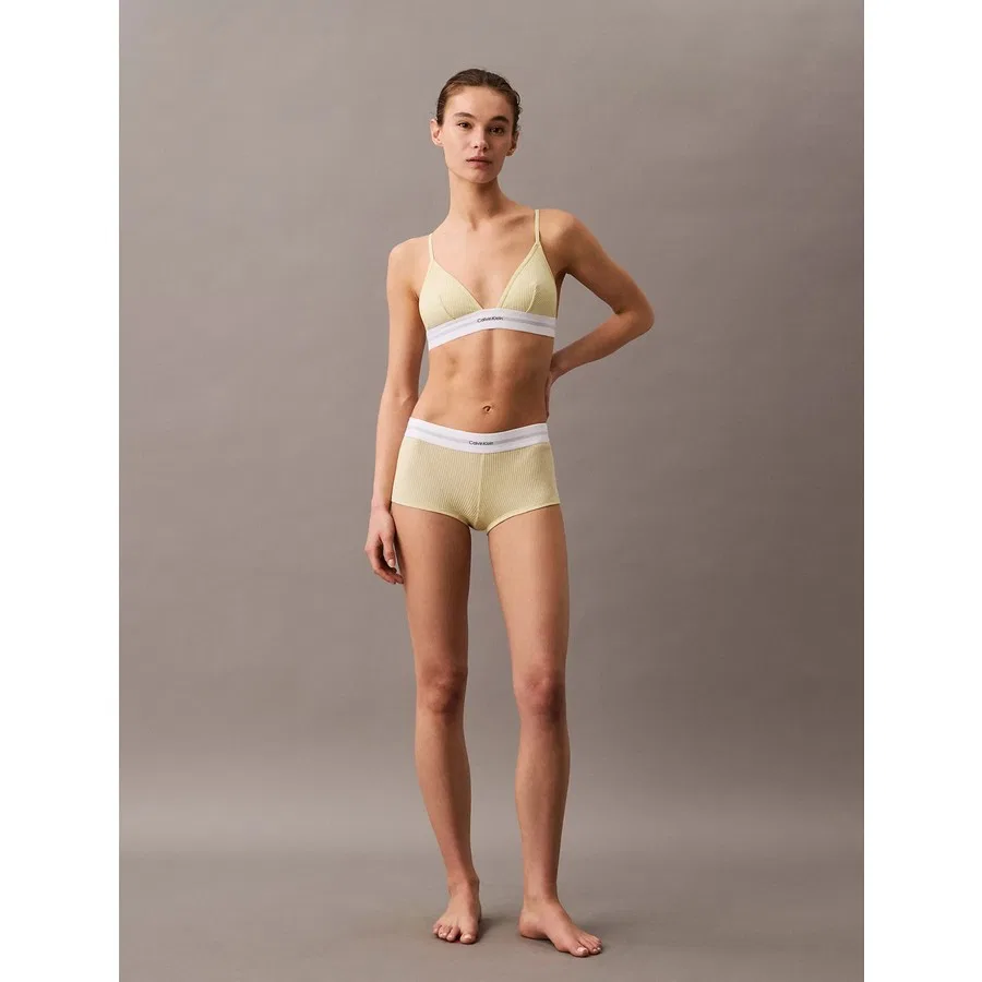 Спортивный бюстгальтер без подкладки Calvin Klein, Желтый