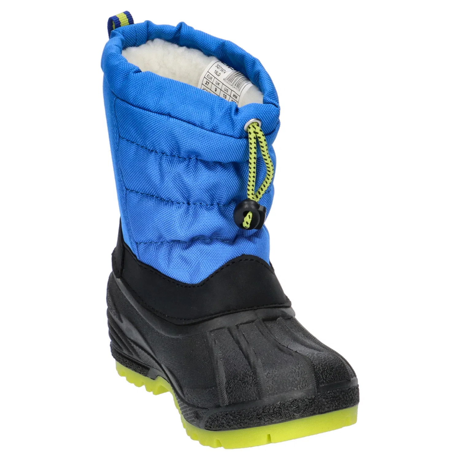 Детские зимние ботинки с высоким голенищем CMP Kids Hanki 3.0 Snow Boots, Konigsblau Schwarz Gelb — фото 2