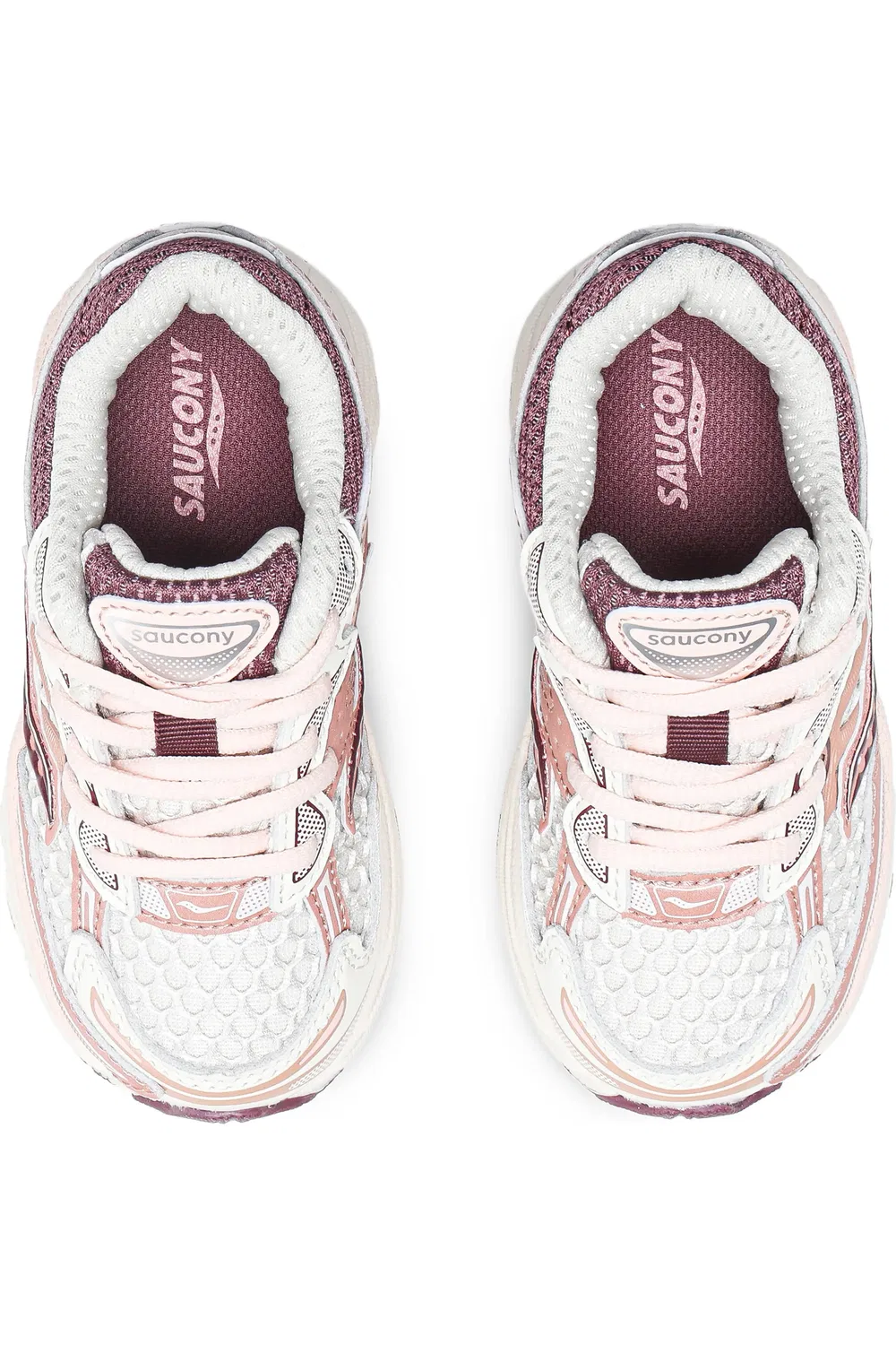 Детские кроссовки с сетчатым верхом ProGrid Omni 9 Saucony, Rose Gold — фото 3