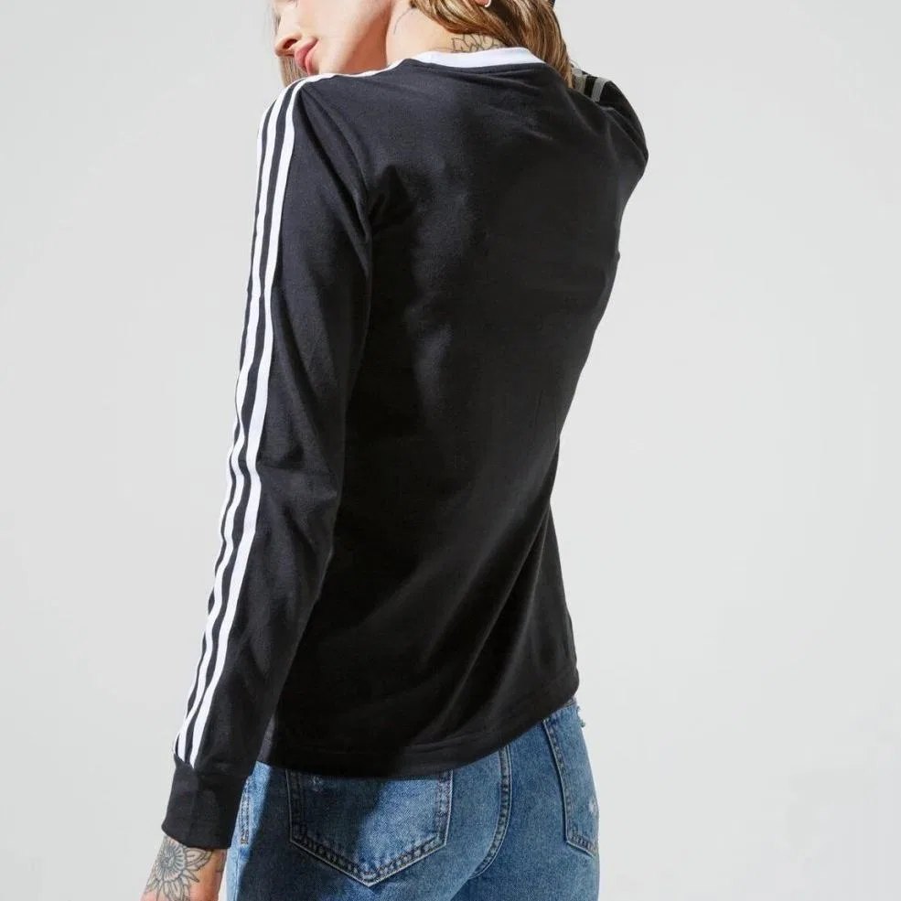 Женская футболка с коротким рукавом Adidas Originals, Black — фото 4