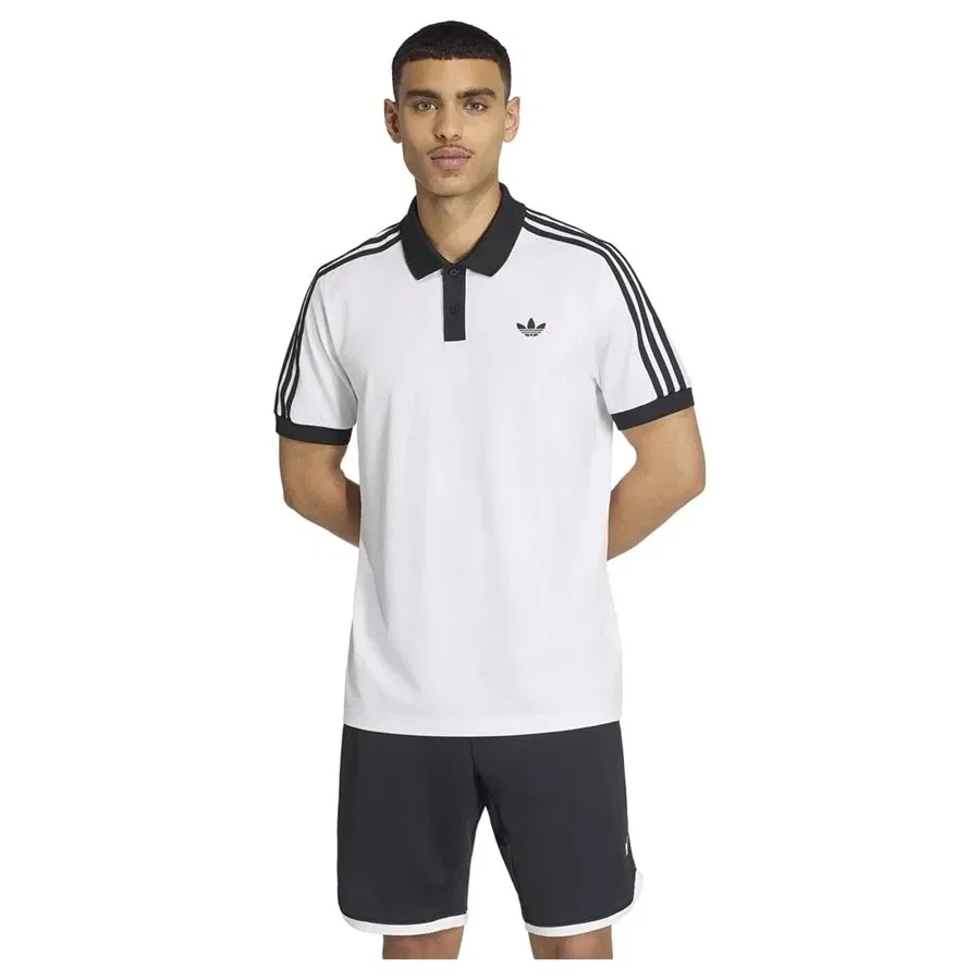 Мужская футболка-поло с технологией Climacool Classıcs Polo adidas, Белый — фото 2