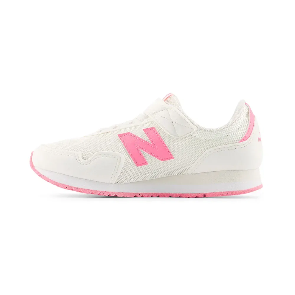 Детские кроссовки для девочек с липучкой New balance 323 Hook & Loop PS, White — фото 3