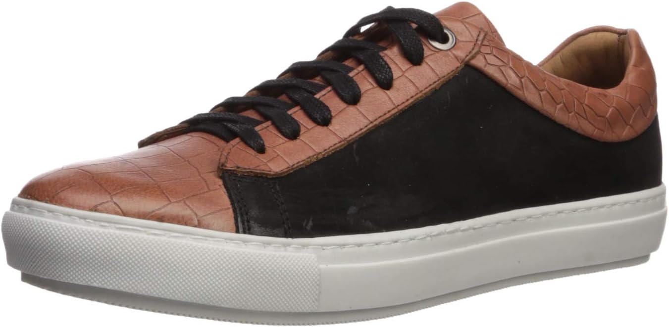 

Мужские кожаные роскошные и утонченные кроссовки на шнуровке Brothers United, черный