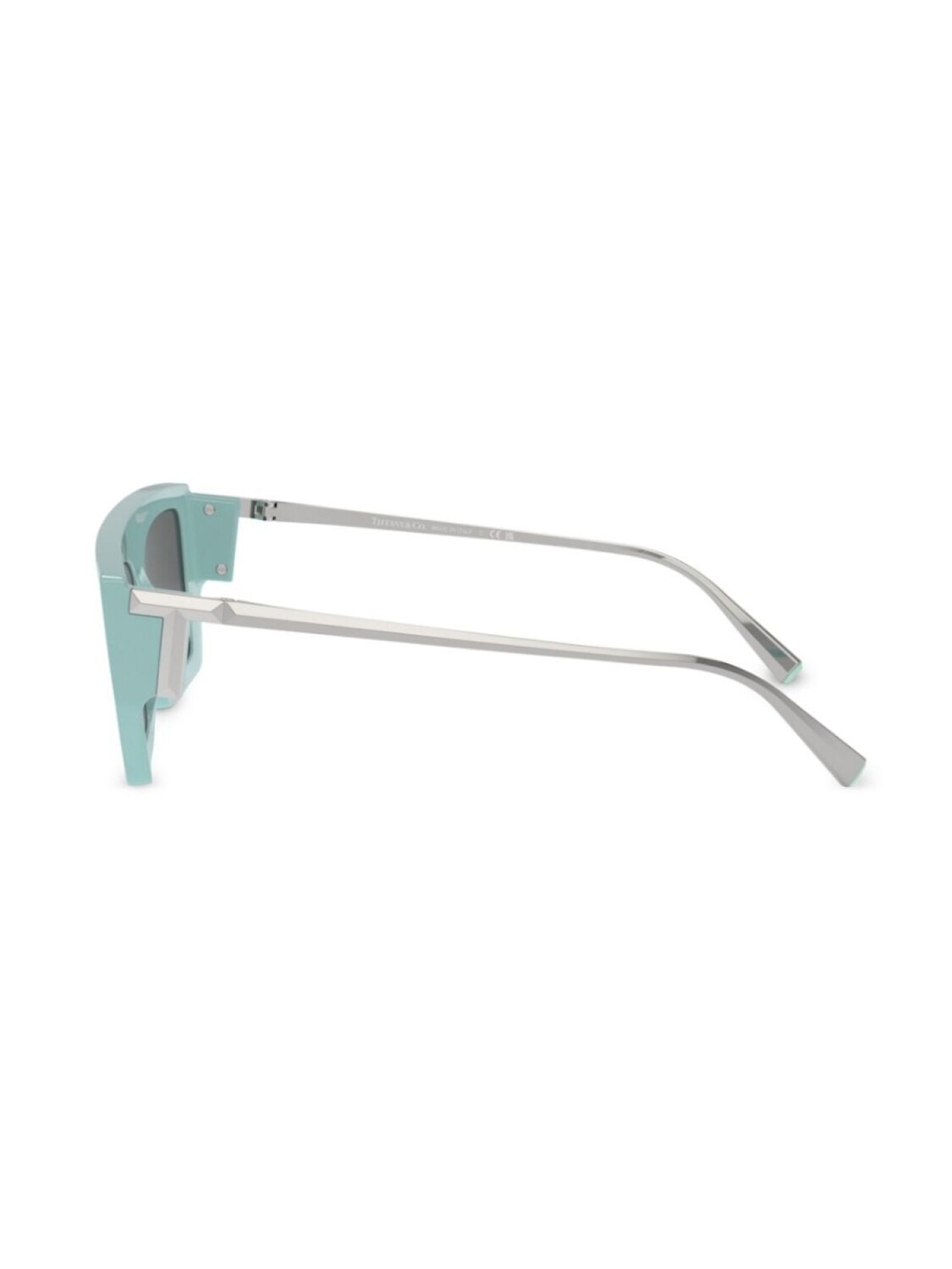 Tiffany & Co Eyewear солнцезащитные очки в прямоугольной оправе, синий — фото 2