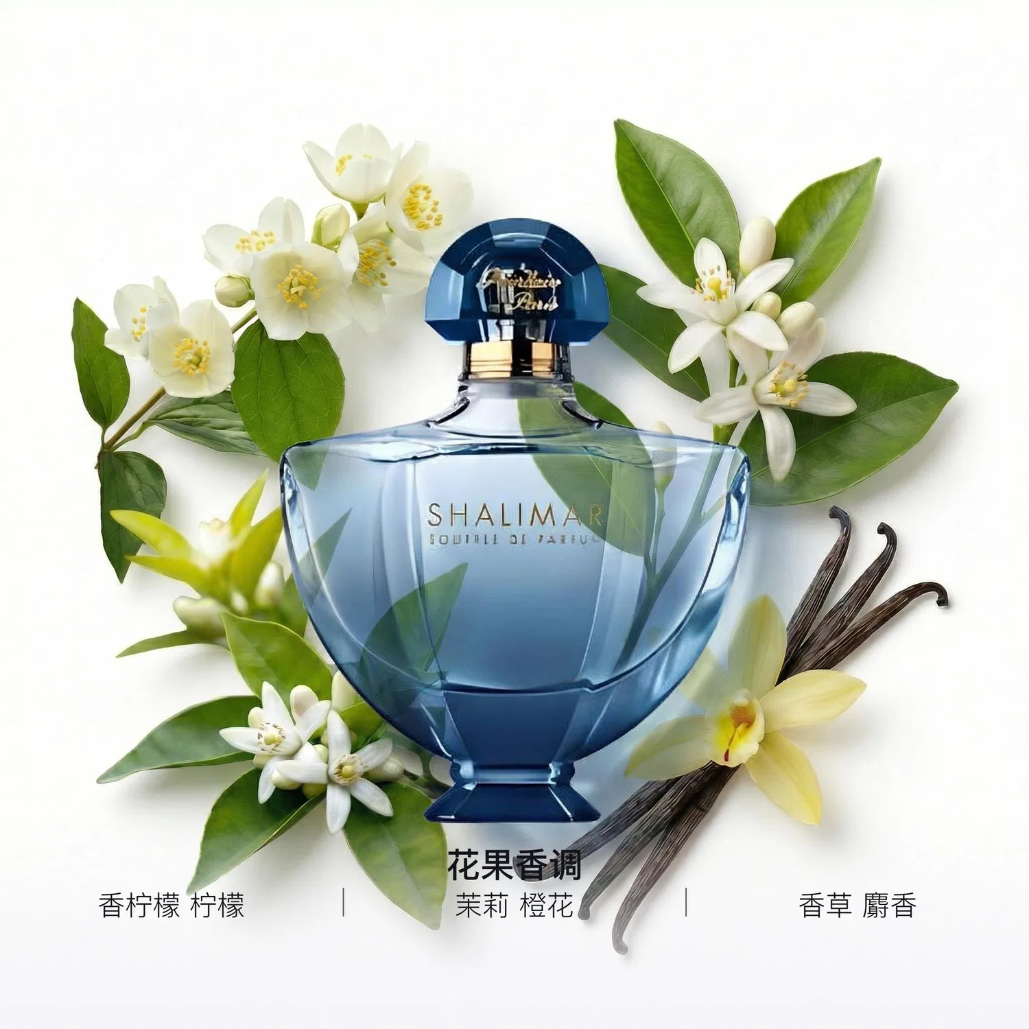 Женские духи Enchanted Edition Floral Fruity Accord, 90 мл, One Thousand And One Nights, GUERLAIN, Черный — фото 3
