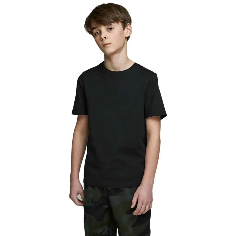 Футболка органическая с круглым вырезом и коротким рукавом Jack & Jones, черный