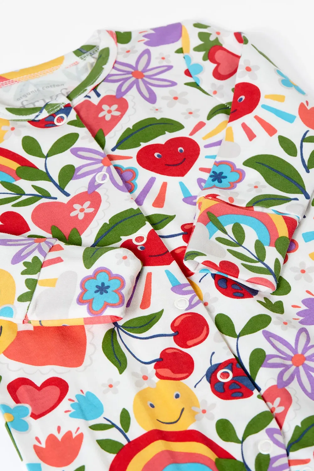 Детский боди-комбинезон Lovely babygrow Frugi, Multi — фото 2