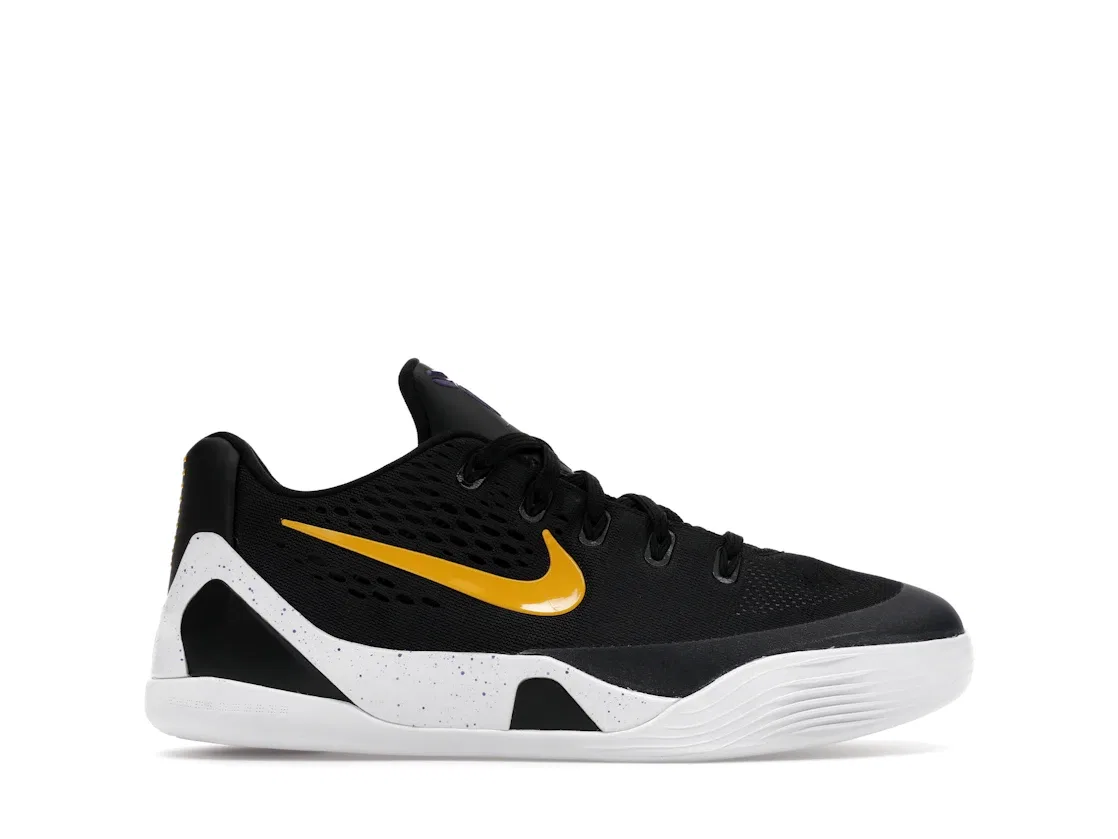 Детские кроссовки для баскетбола Nike Kobe 9 EM Low TB, Black/University Gold/White