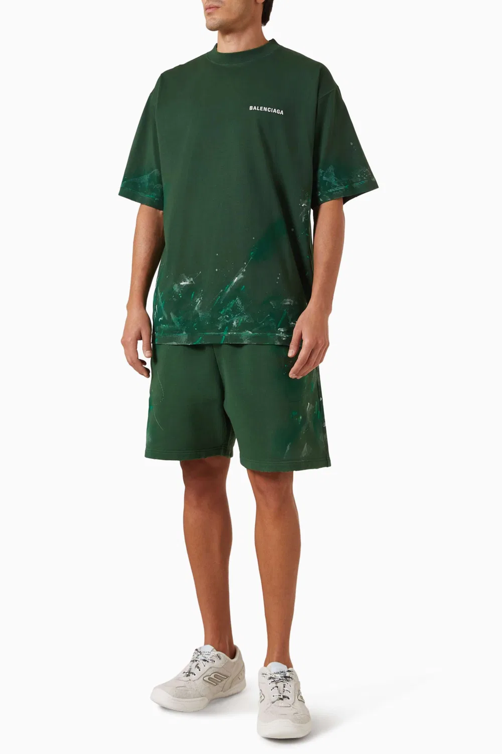Футболка с принтом Paint Splatter Balenciaga — фото 2