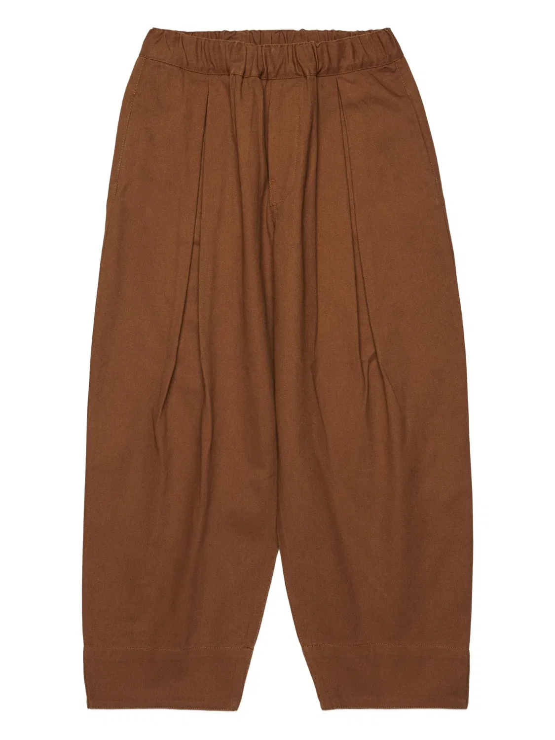 Хлопковые брюки Marni, карамельный коричневый