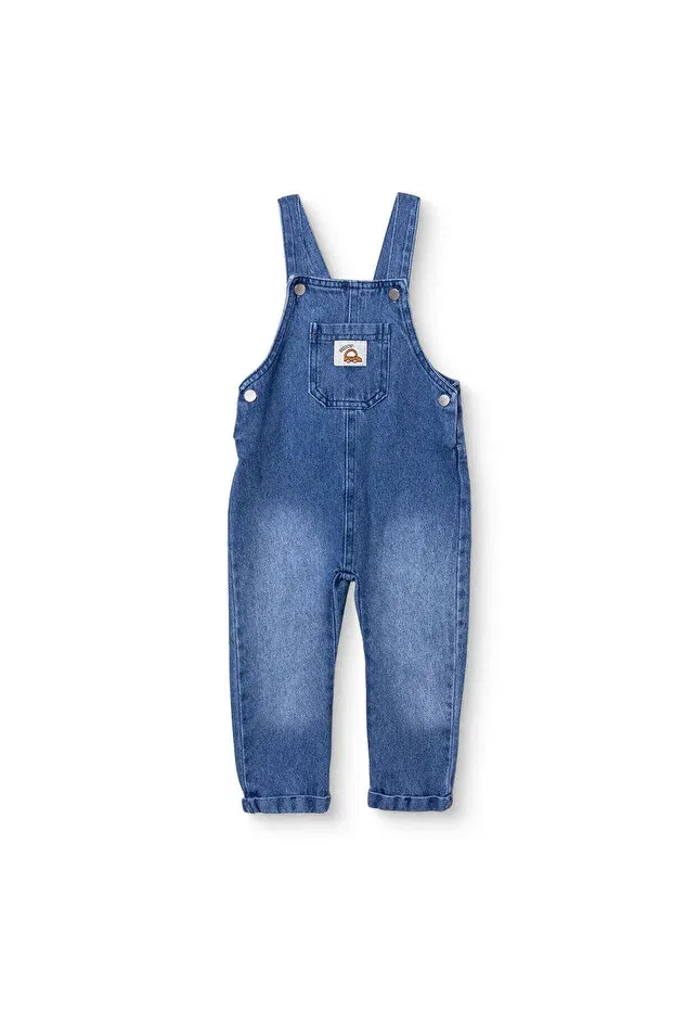 Детский комбинезон для мальчиков с джинсовой тканью Hellobaby Ebebek Hello Baby, Blue