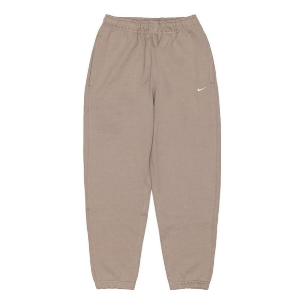 

Брюки lab solo swoosh fleece sweatpants asia sizing 'malt' Nike, мультиколор