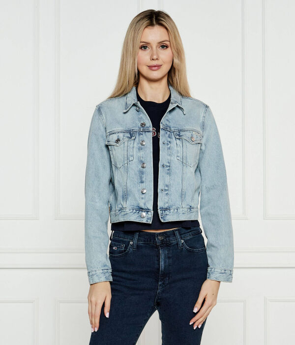 

Куртка джинсовая Calvin Klein Jeans короткая синий