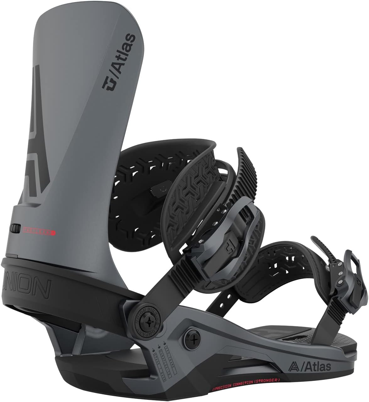 

Крепления для сноуборда Union Binding Company & Design Atlas, мужские, металлик, серый, размер S (6-7,5), 3221103