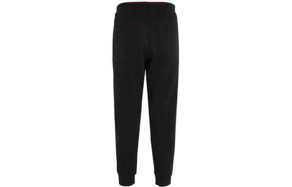 Спортивные штаны adidas M Pants Solid Color Casual Sports Bundle Feet Long Pants Black, черный — фото 2
