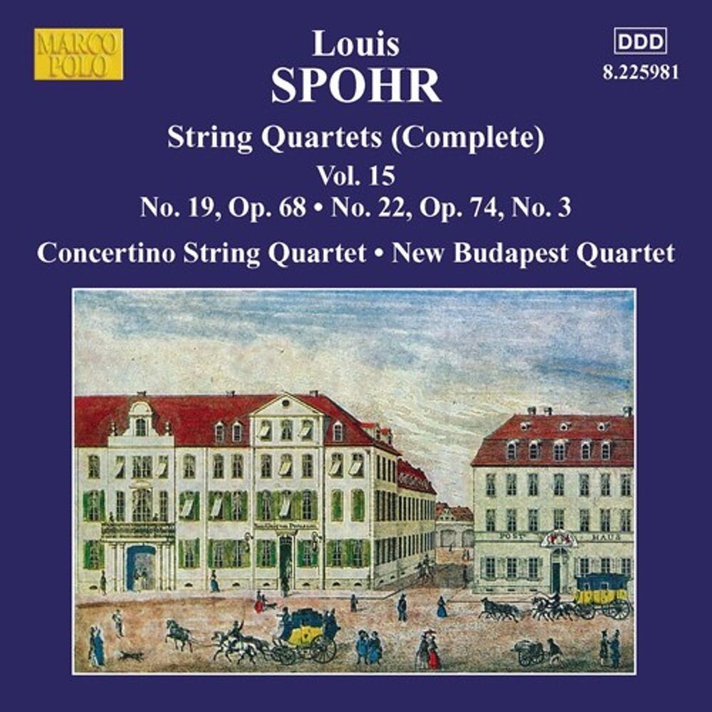 

Диск CD Spohr: String Quartets - Louis Spohr