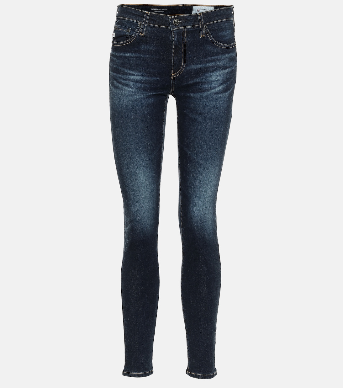 

Узкие джинсы до щиколотки The Legging AG Jeans, Dark Wash Blue