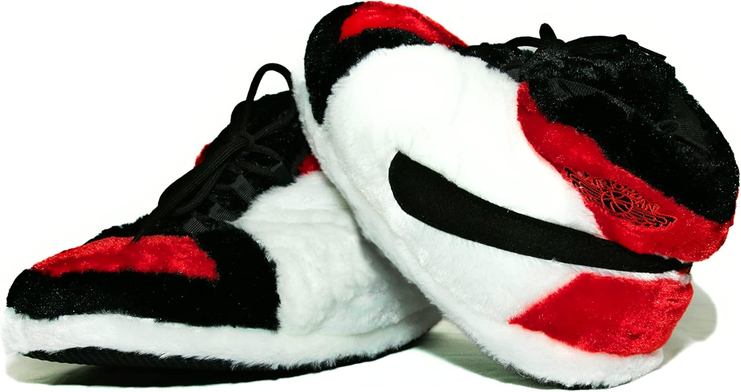 

Детские тапочки-кроссовки KrazeKickz - пушистые шлепанцы для детей - универсальные Kzk, Chicago Kids