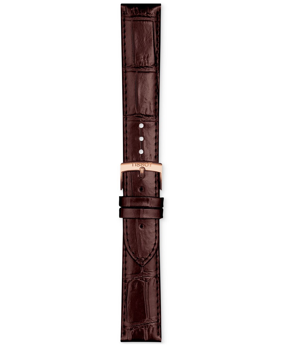 

Официальный сменный коричневый кожаный ремешок для часов Tissot
