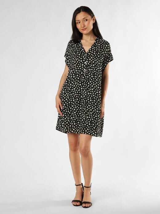 

Платье вуларо в горошек Opus, серый