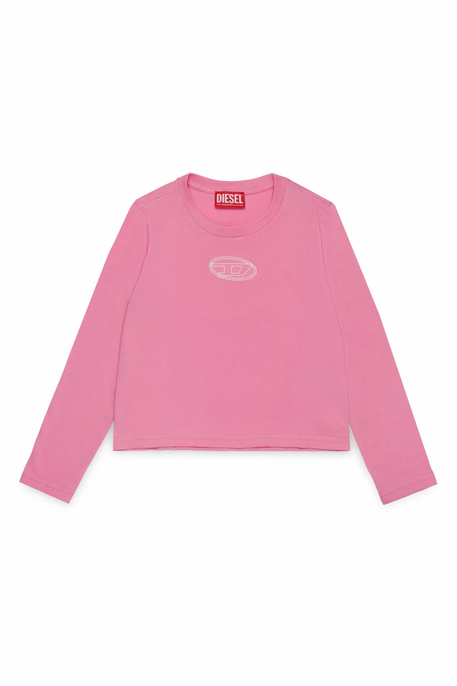 Детская футболка с длинным рукавом TIVALSYLS Diesel, pink