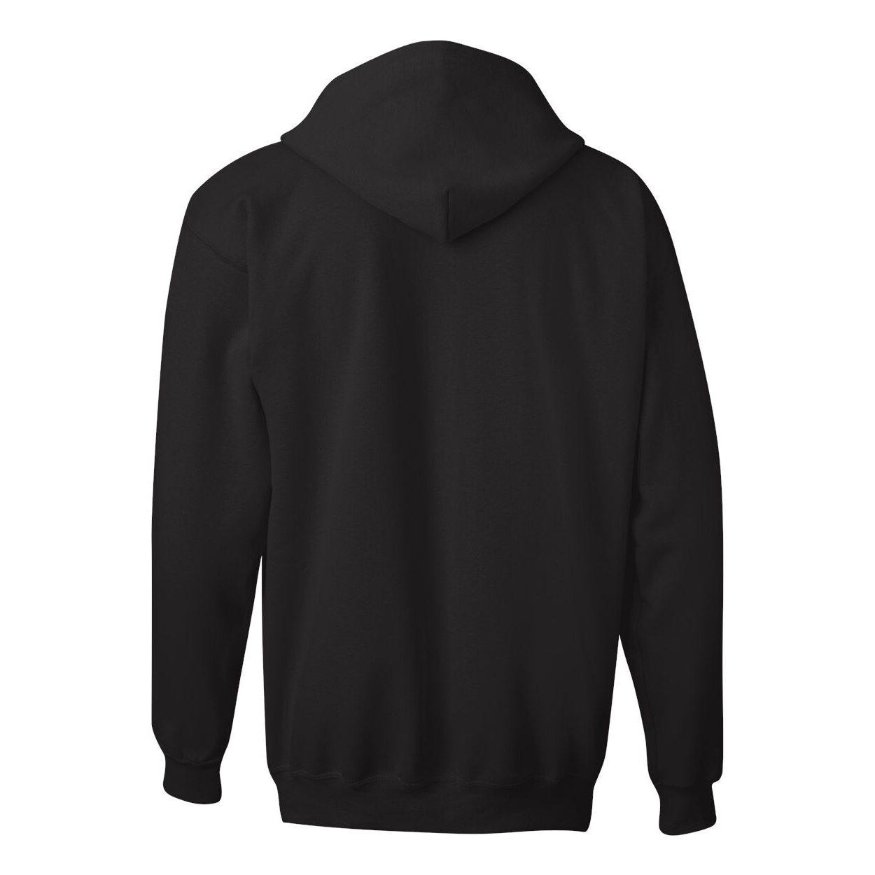 

Хлопковая толстовка с капюшоном и молнией во всю длину Hanes Ultimate, черный
