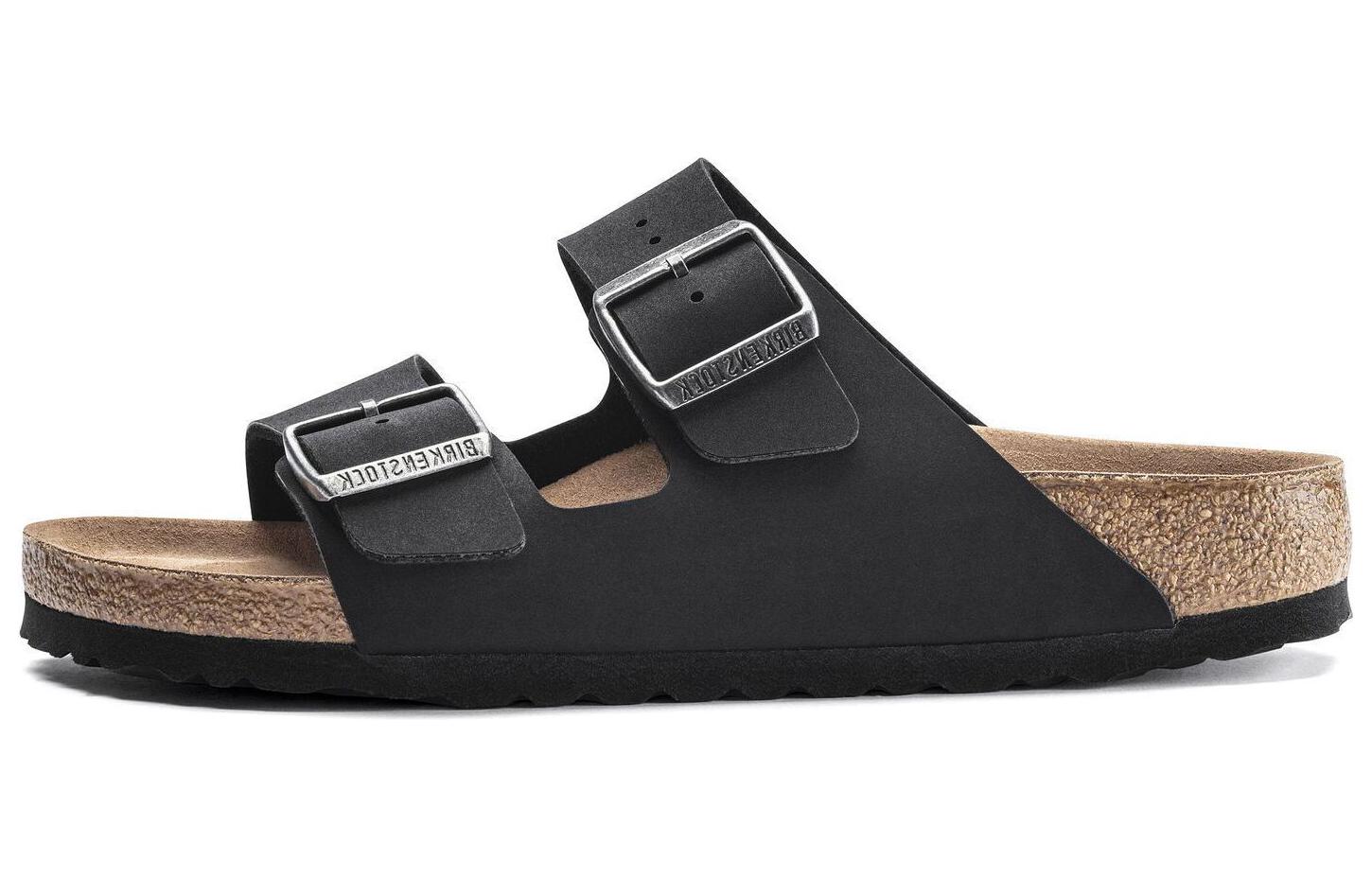 Сандалии Arizona Vegan с пряжками Birkenstock, Black