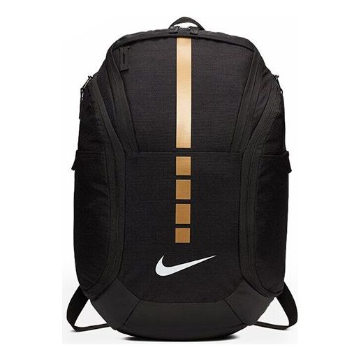 

Сумка hoops elite pro basketball training backpack 'black gold' Nike, черный