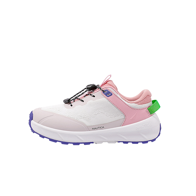 NAUTICA Легкие амортизирующие детские беговые кроссовки White Pink Unisex — фото 3