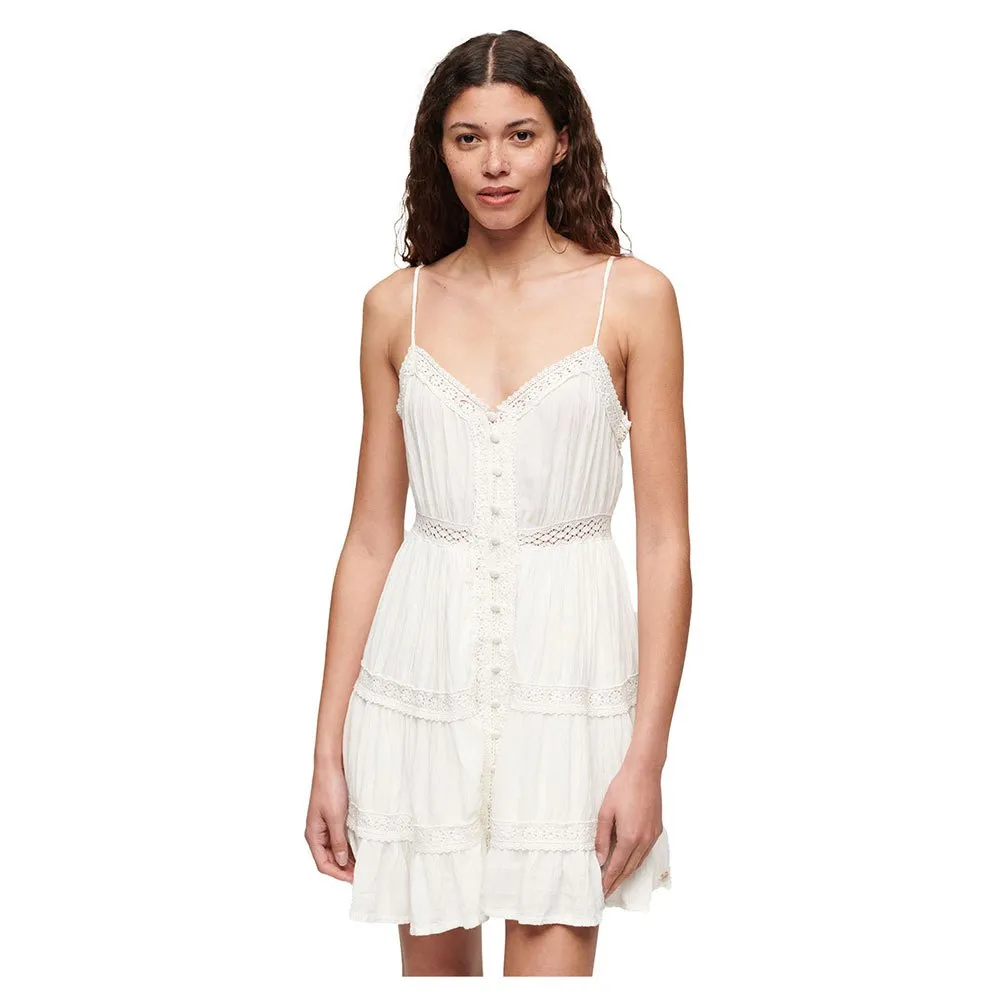 

Платье Superdry Alana Lace Trim, синий
