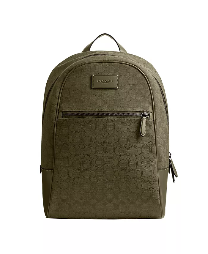

Мужской джерси-рюкзак Signature Jacquard COACH, зеленый