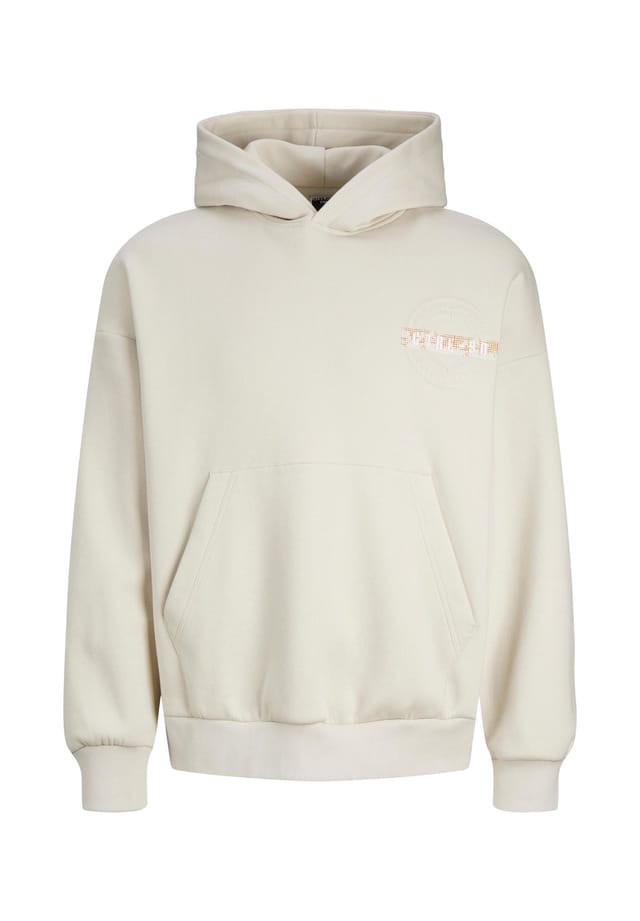 

Толстовка с капюшоном с цифровым принтом Jack & Jones, бежевый