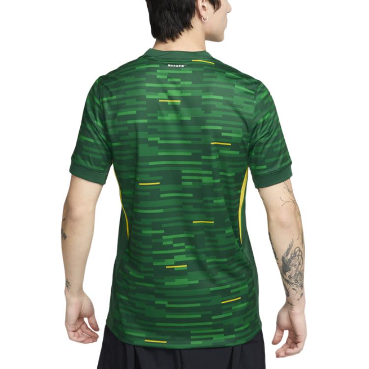 Nike Футболка Dri Fit Soccer Jersey Men's Pine Green/Canyon Green/White — фото 4